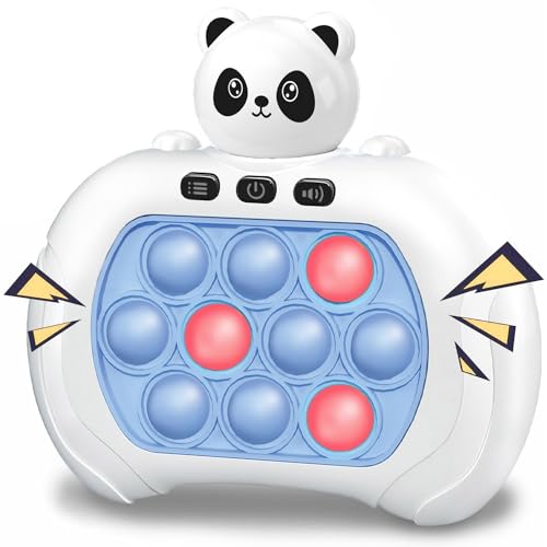 Quick Push Pop Game It Fidget Toys Pro für Kinder & Erwachsene, Handheld-Spiel, schnelle Puzzle-Spielmaschine, Push-Bubble-Stress-Spielzeug, Geschenk für Jungen, Mädchen, Teenager
