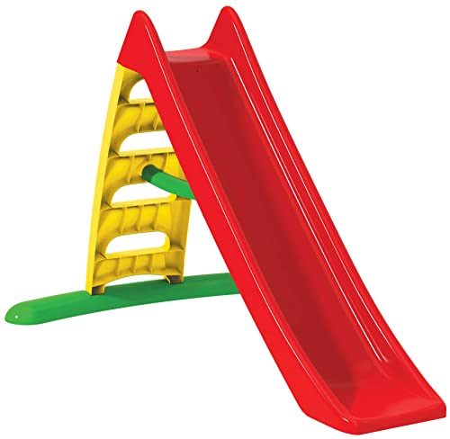 DOHÁNY Wasserrutsche Kinder Spielzeug 2in1 rot freistehend Rutschbahn Rutschlänge 170 cm
